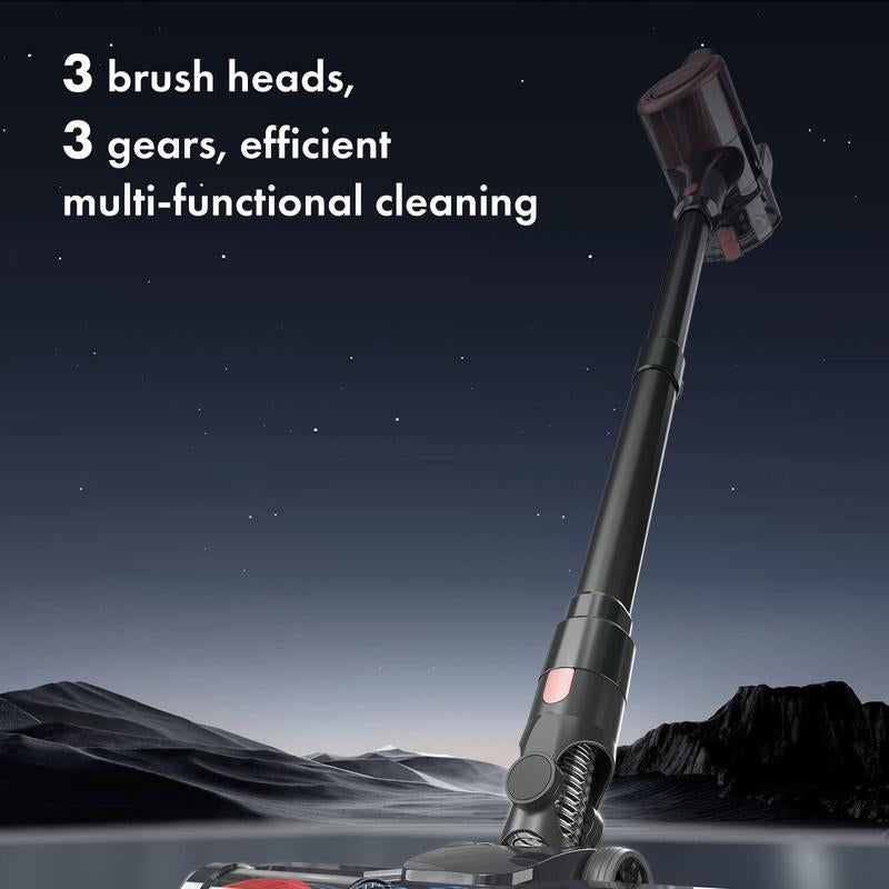 Homeika Cordless Vacuum Cleaner, 28Kpa Powerful Suction, 380W Powerful Brushless Motor, 8-In-1 Lightweight Handheld Vacuum Cleaner, 50-Minute Runtime, Removable Battery, for Pet Hair and Carpets